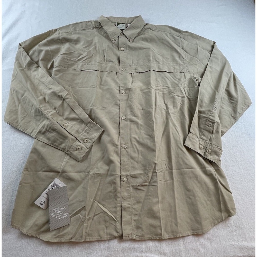 Allegheny Trail Button Down Shirt Size 3XL Hiking Fishing Outdoor NWT